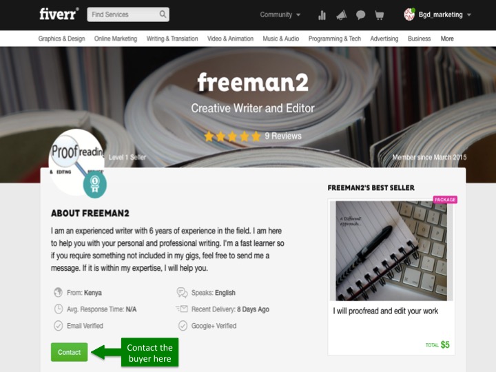 How To Make Your First 500 From Your Fiverr Copywriting Business Bgdm